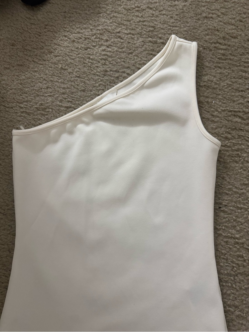 H&M One-Shoulder White Women's Top